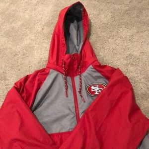 49ers Nike windbreaker jacket